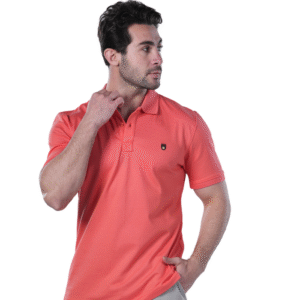 Classic Fit Polo Shirt for Men – Orange