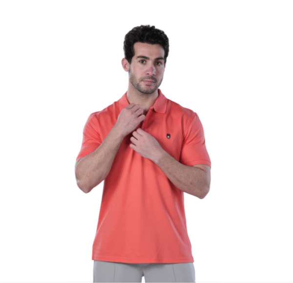 Classic Fit Polo Shirt for Men – Orange