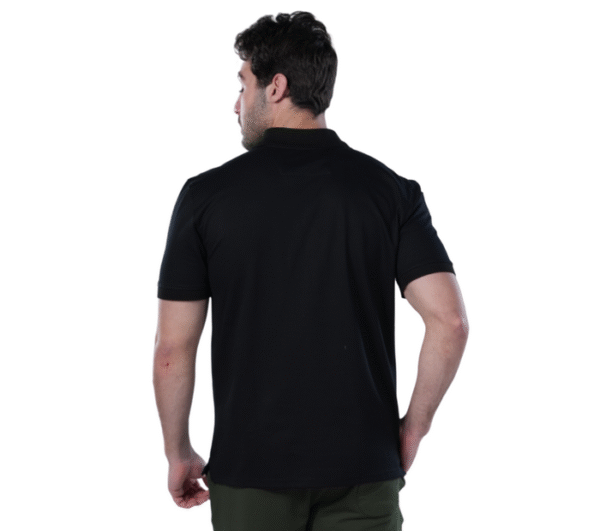 Classic Fit Polo Shirt for Men – Black