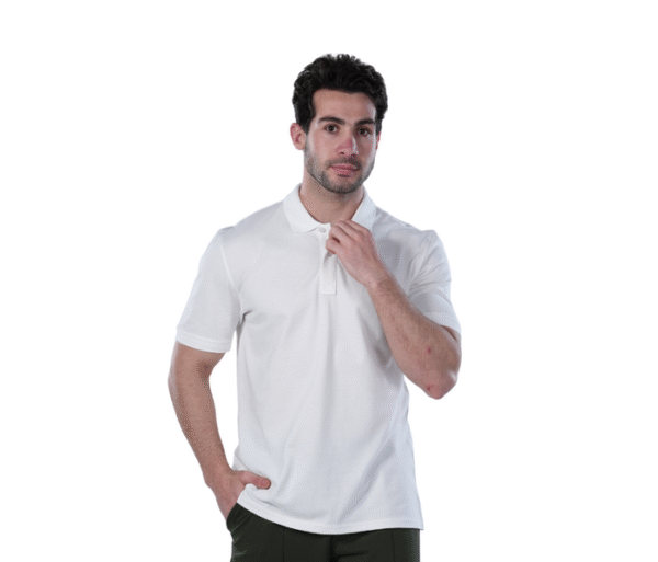 Classic Fit Polo Shirt for Men – Off White