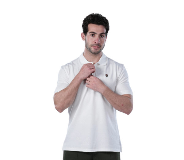 Classic Fit Polo Shirt for Men – Off White