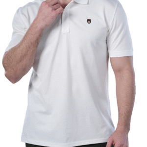 Classic Fit Polo Shirt for Men – Off White