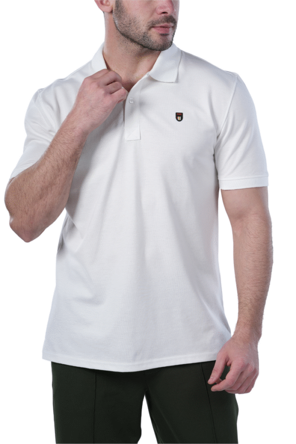 Classic Fit Polo Shirt for Men – Off White