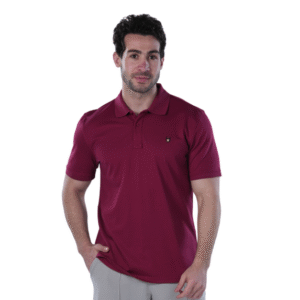 Classic Fit Polo Shirt for Men – Burgundy
