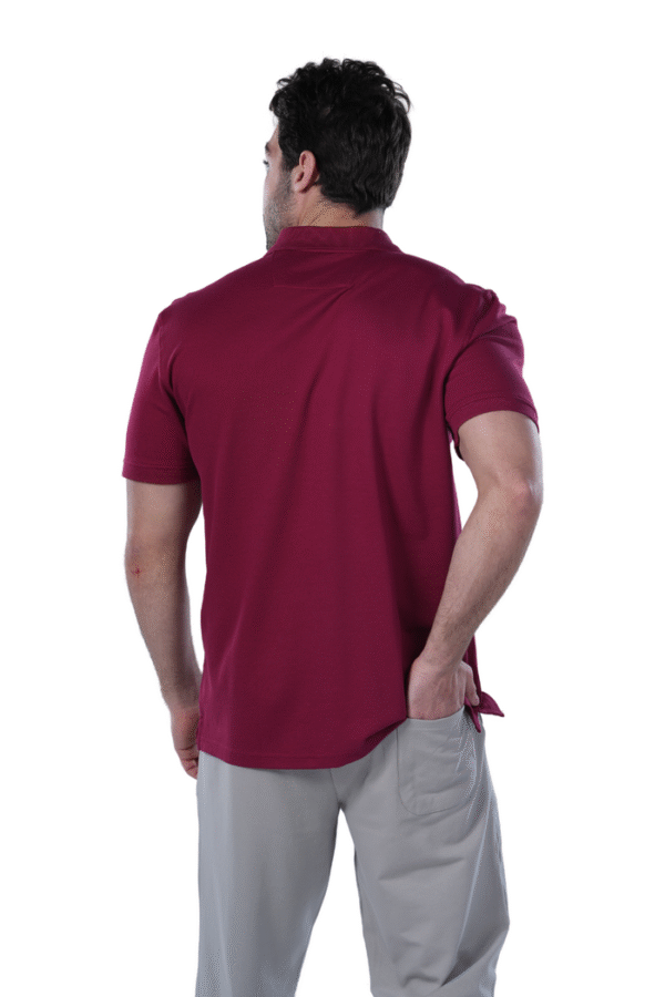 Classic Fit Polo Shirt for Men – Burgundy