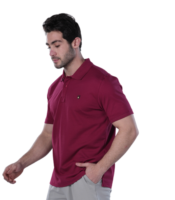 Classic Fit Polo Shirt for Men – Burgundy