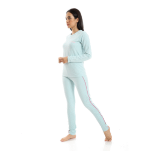 Padded Light Green Thermal Set for Women
